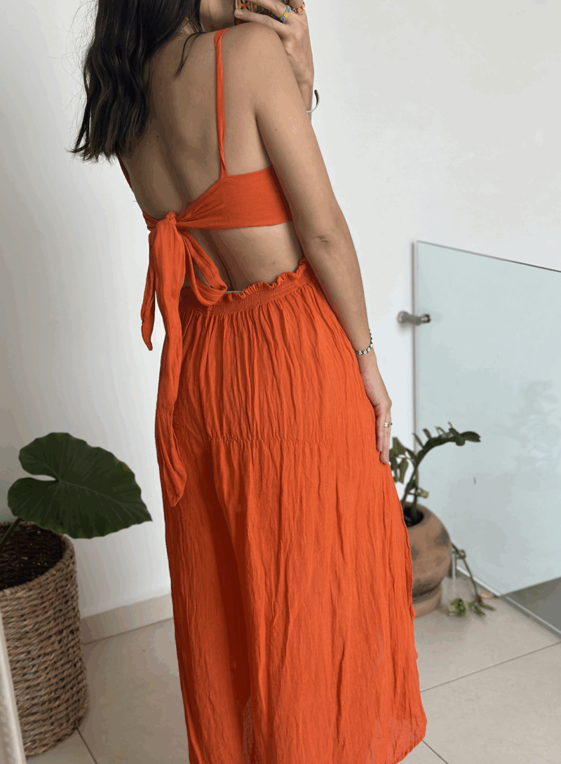 Jumpsuit Girasol Naranja - Imagen 3